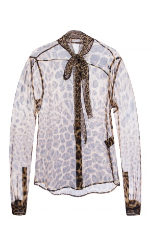 Leopard print silk shirt, zdjęcie 1 Leopard print silk shirt od Saint Laurent